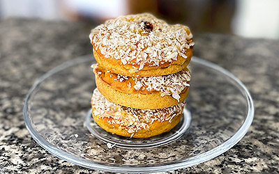 Amaranth Flour Mango Donuts