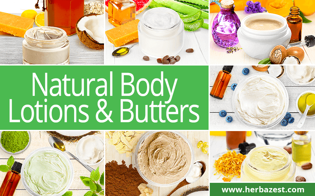 Natural Body Lotions & Butters