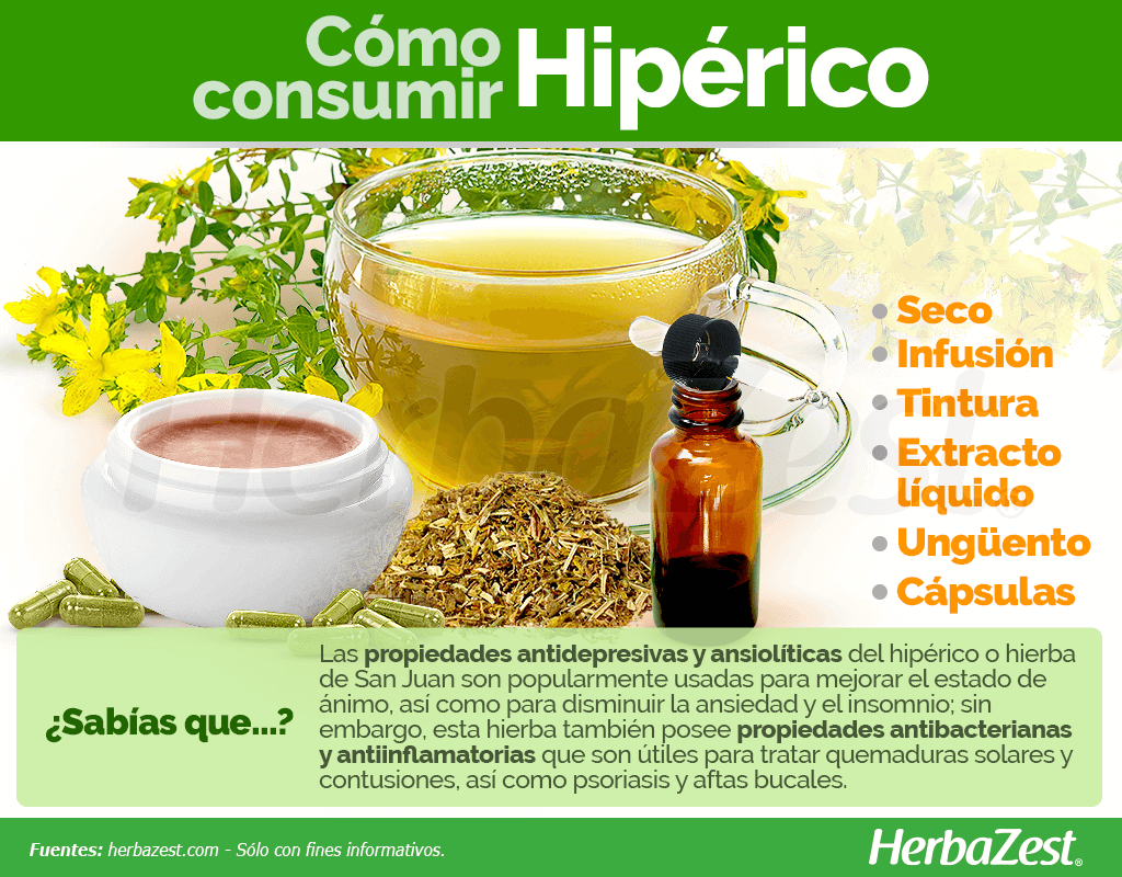 Cómo consumir hipérico