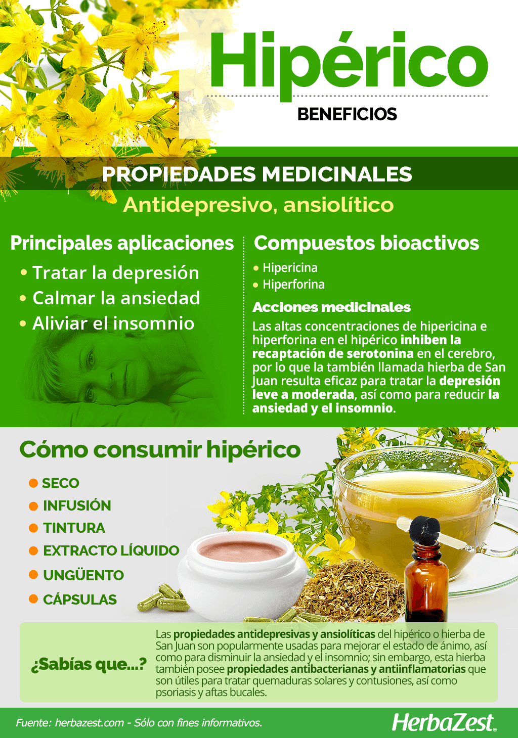 Beneficios del hipérico