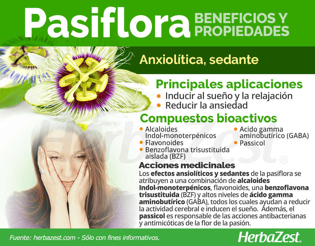 Beneficios y propiedades de la pasiflora