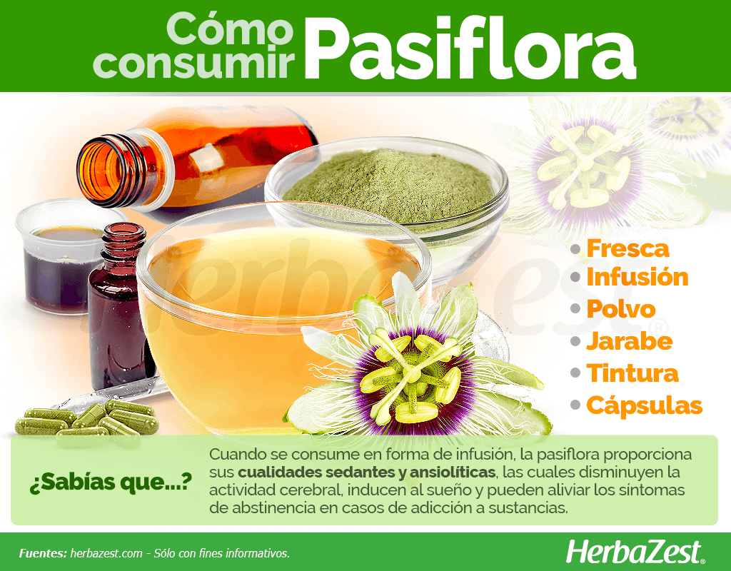 Cómo consumir pasiflora