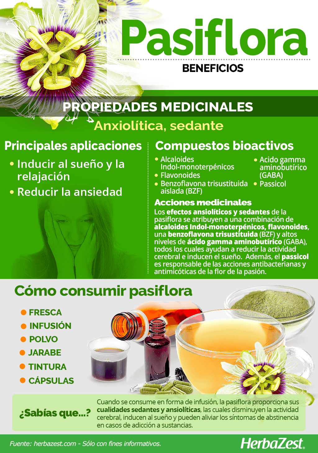 Beneficios de la pasiflora