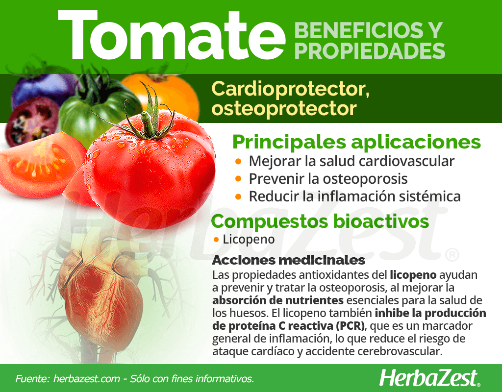 Beneficios y propiedades del tomate