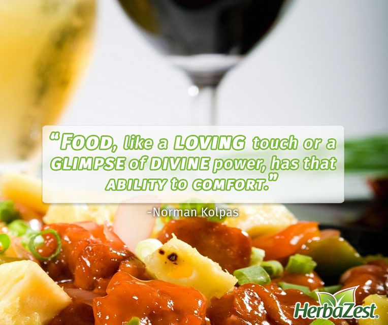 Quote: Food has that ability to comfort