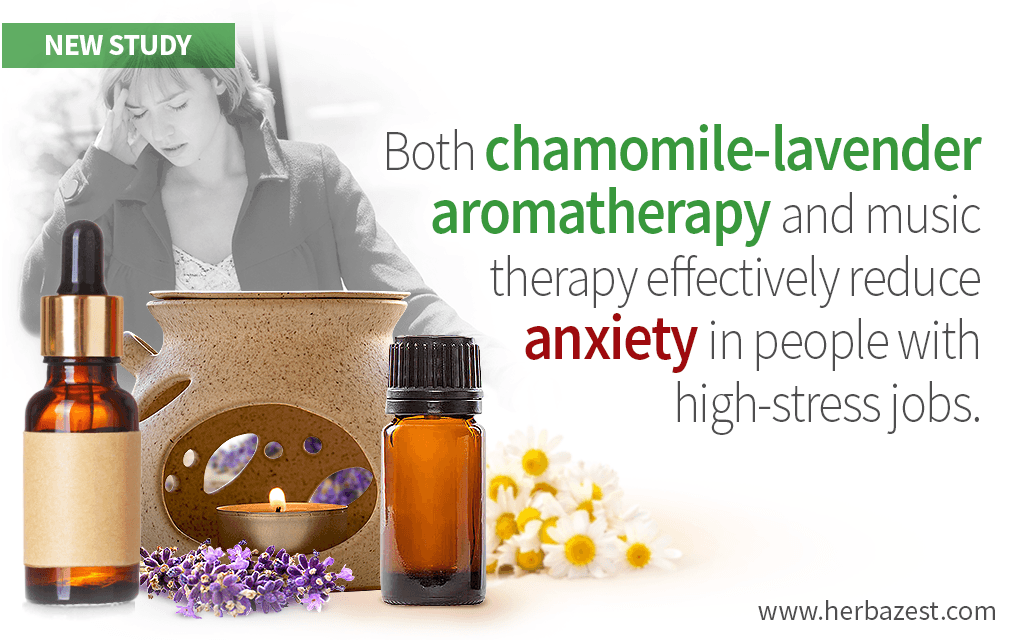 Chamomile-Lavender Aromatherapy with Music Therapy for Anxiety Relief