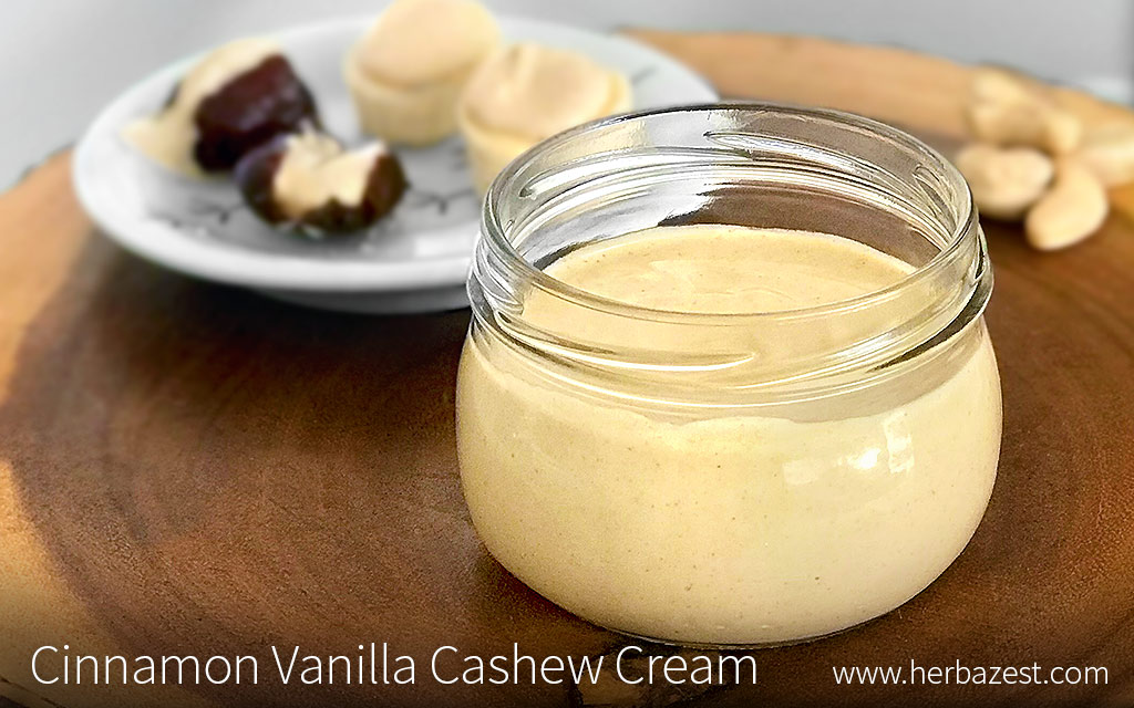 Cinnamon Vanilla Cashew Cream