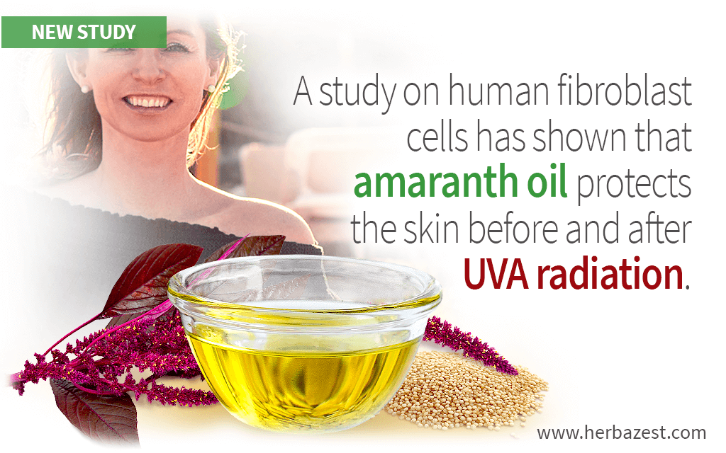 Amaranth Oil Shows Protective Effects on Skin from UV Radiation