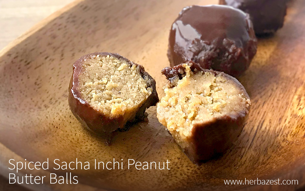 Spiced Sacha Inchi Peanut Butter Balls