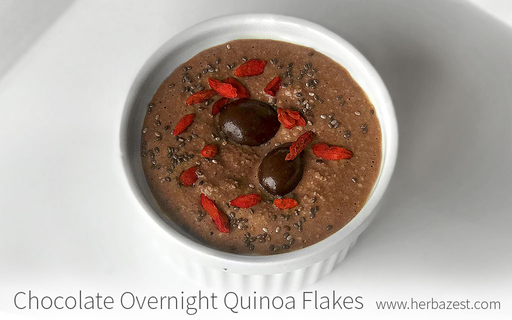 Chocolate Overnight Quinoa Flakes