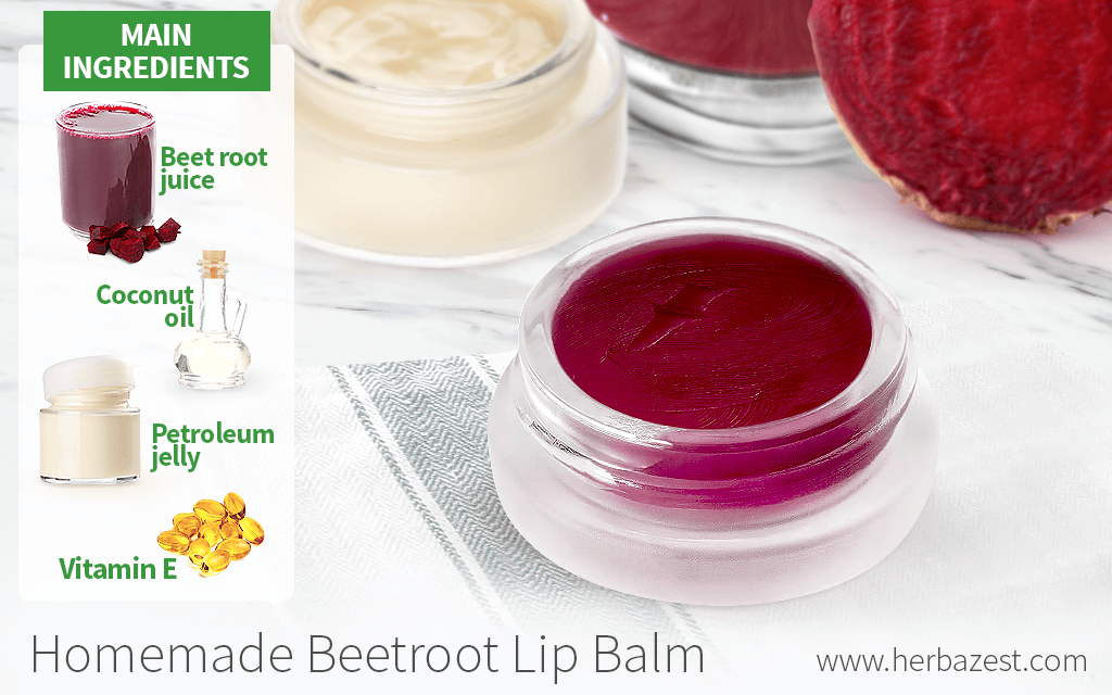 Homemade Beetroot Lip Balm