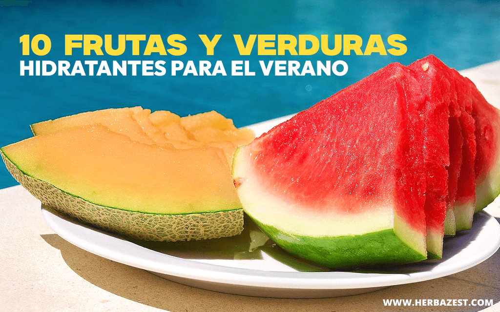 10 frutas y verduras hidratantes para el verano