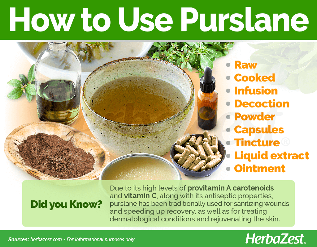 How to consume purslane