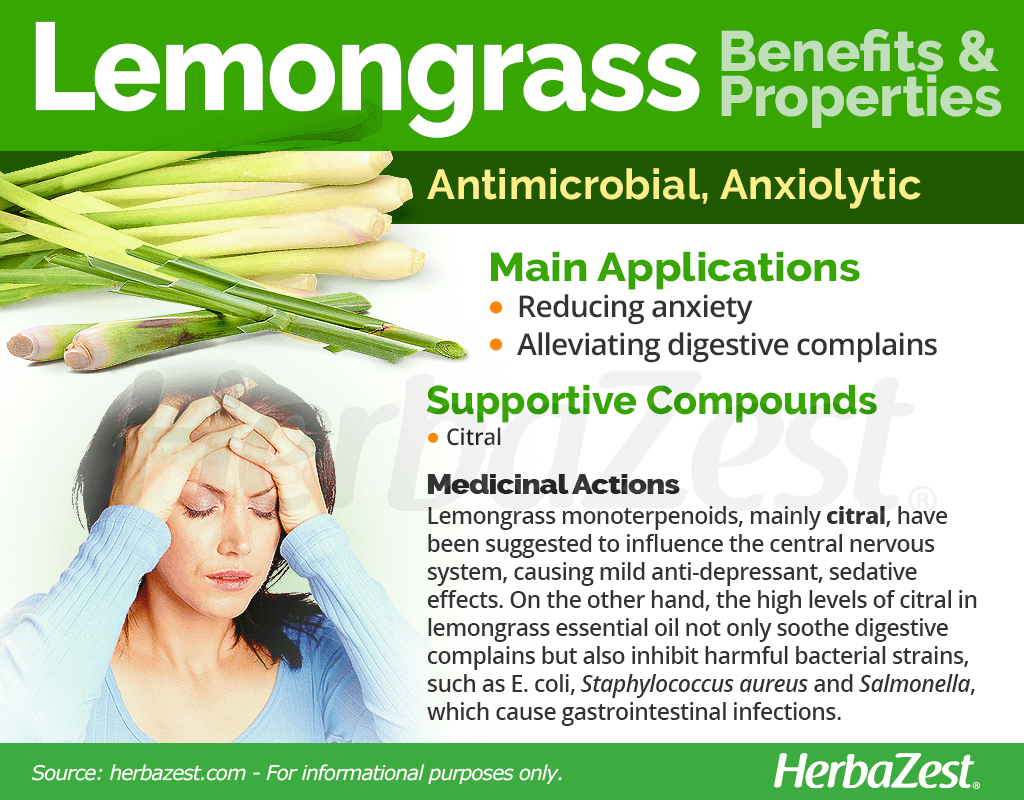 Lemongrass Benefits and Properties
