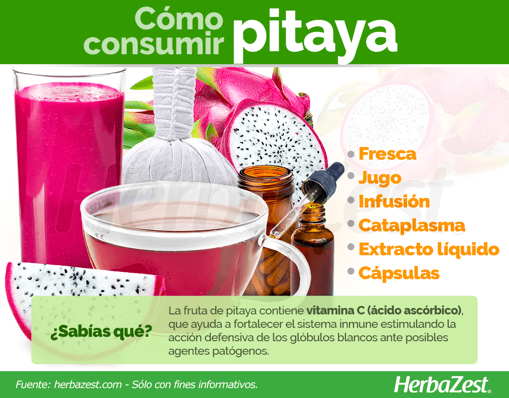 Cómo consumir pitaya