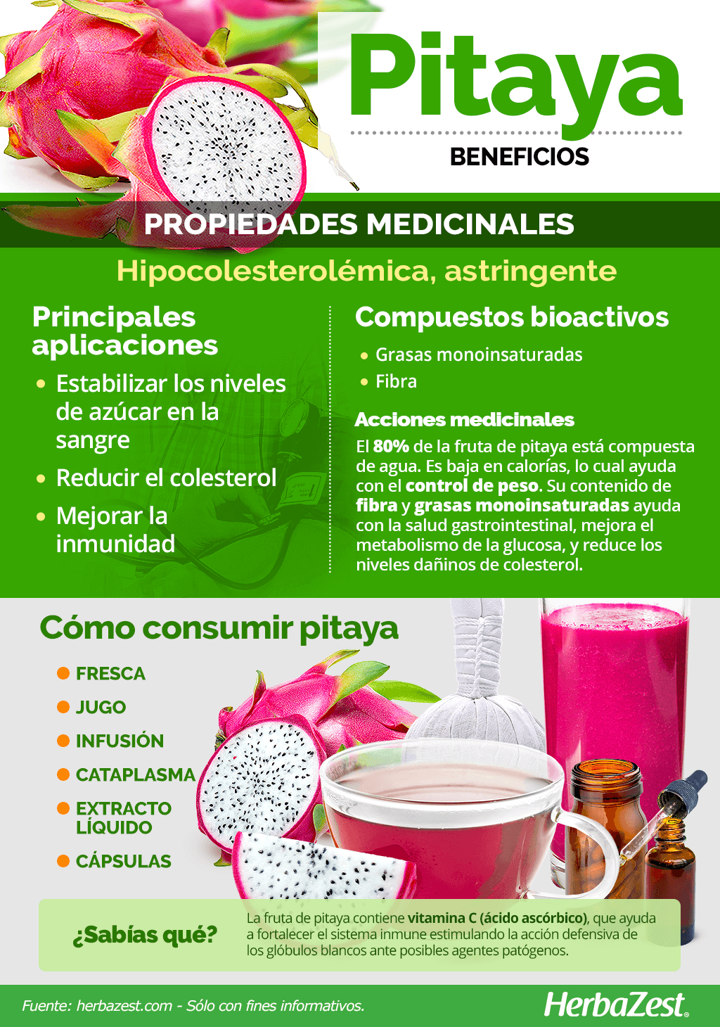 Beneficios de la pitaya