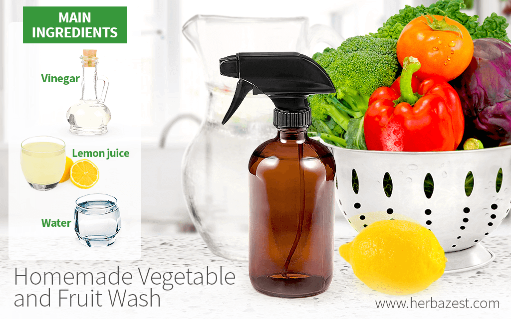 Homemade Vegetable and Fruit Wash