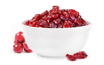 Dried cranberries