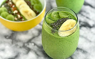 Batido cremoso de aguacate
