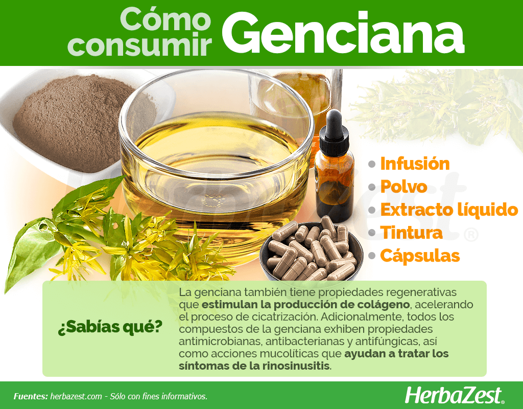 Cómo consumir genciana