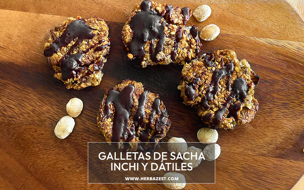 Galletas de sacha inchi y dátiles