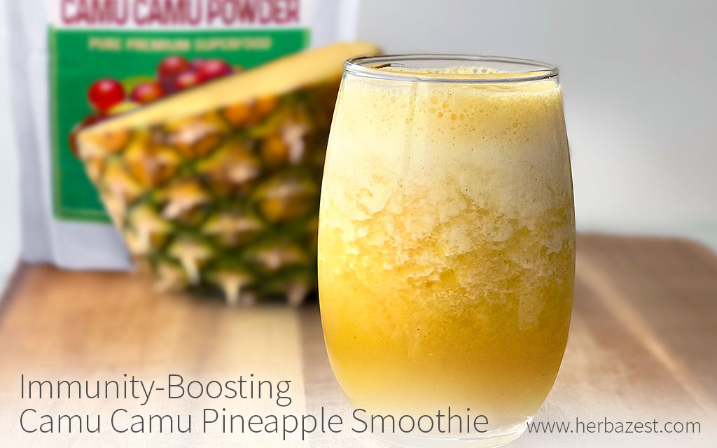 Immunity-Boosting Camu Camu Pineapple Smoothie