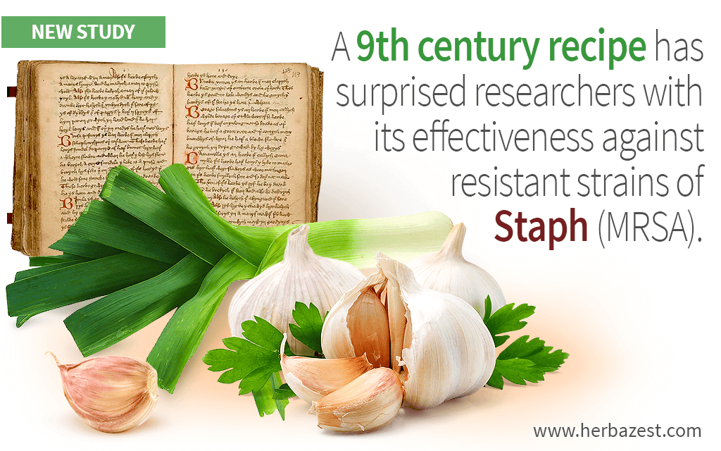 A 9th century recipe has surprised researchers with its effectiveness against resistant strains of Staph (MRSA).