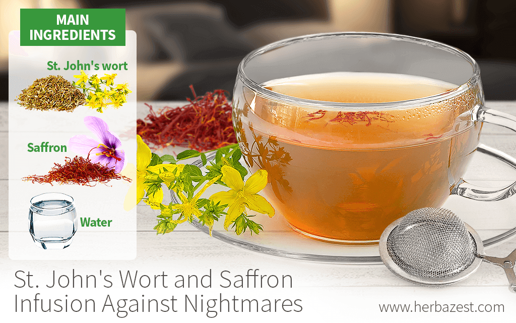 St. John's Wort and Saffron Infusion Against Nightmares HerbaZest