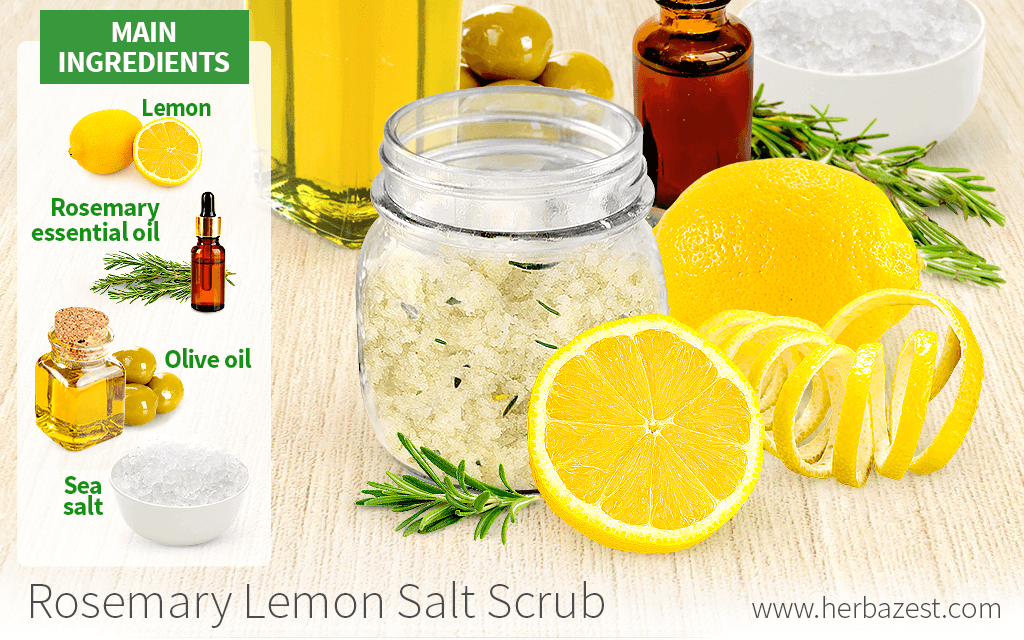 Rosemary Lemon Salt Scrub