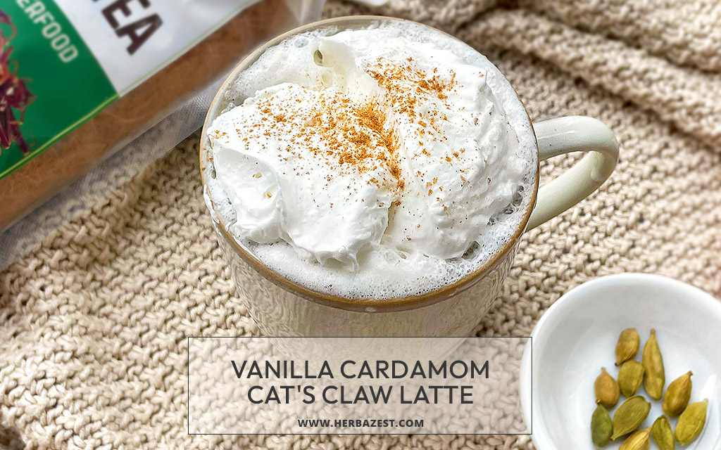 Vanilla Cardamom Cat's Claw Latte