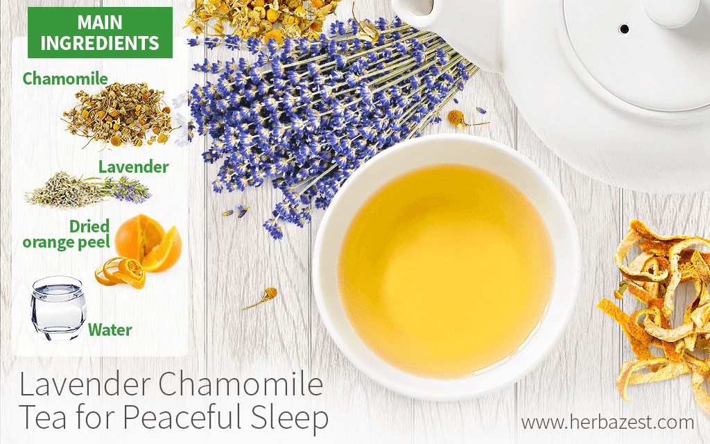 Lavender Chamomile Tea for Peaceful Sleep