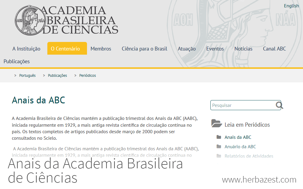 Anais da Academia Brasileira de Ciências
