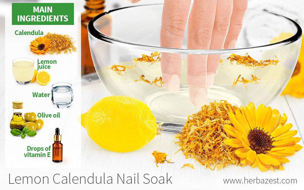 Lemon Calendula Nail Soak HerbaZest