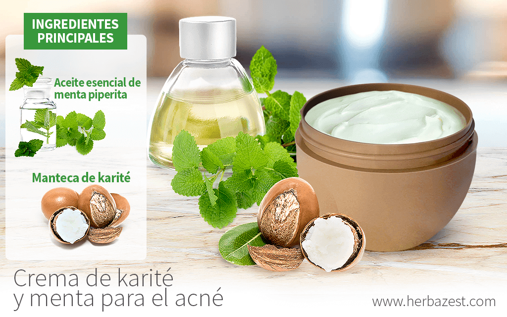 Crema de karité y menta para el acné HerbaZest