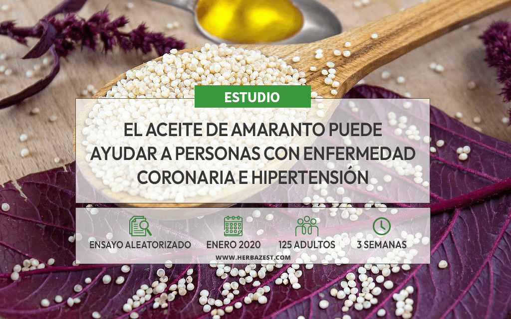 El aceite de amaranto podría proteger la salud del corazón
