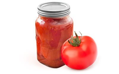 Canned whole peeled plum tomatoes