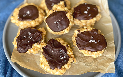Quinoa Pop Peanut Butter Bites
