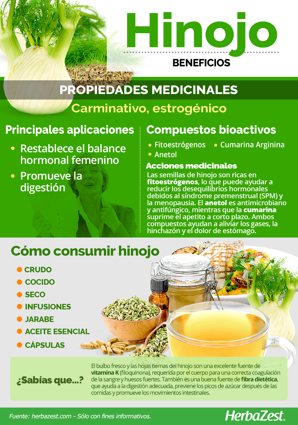 Beneficios del hinojo