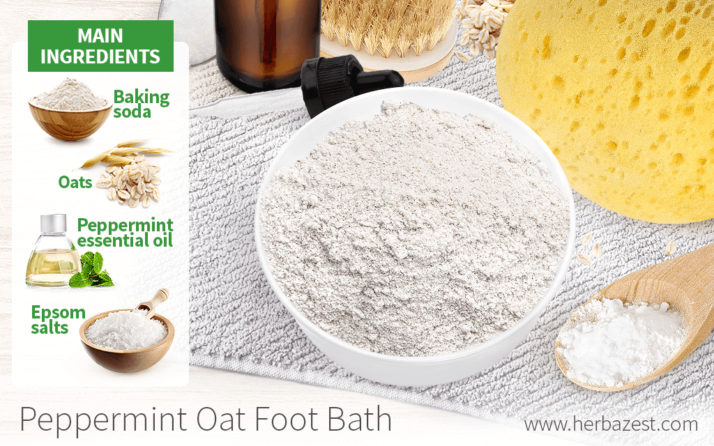 Peppermint Oats Foot Bath HerbaZest