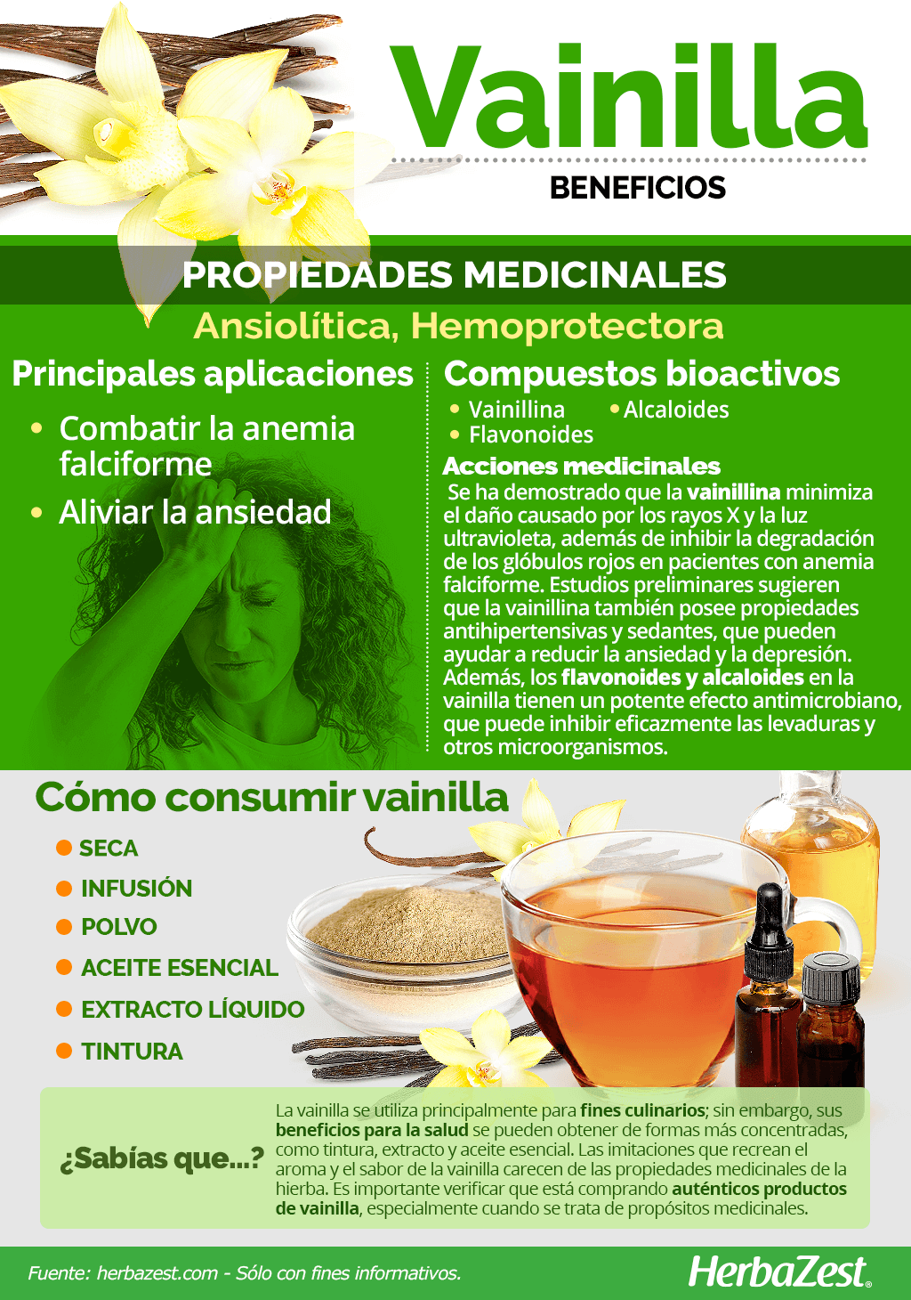 Beneficios de la vainilla