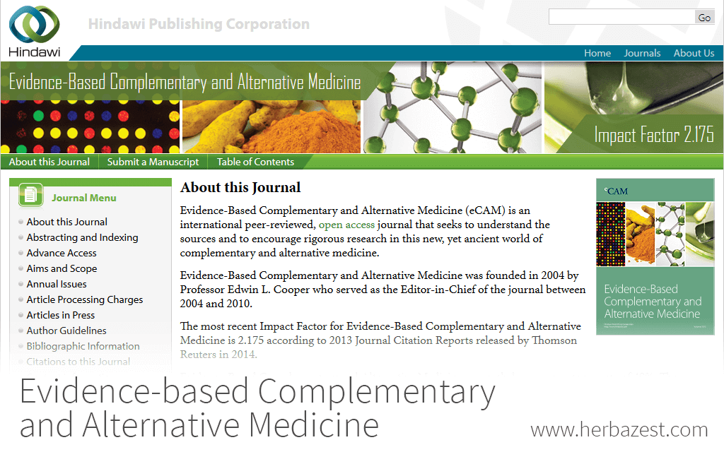 Evidence-based Complementary and Alternative Medicine