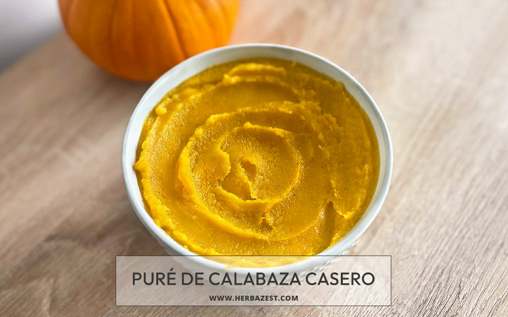 Puré de calabaza casero