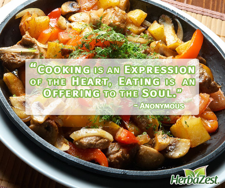 Quote: Cooking is an Expression of the Heart, Eating is an Offering to the Soul
