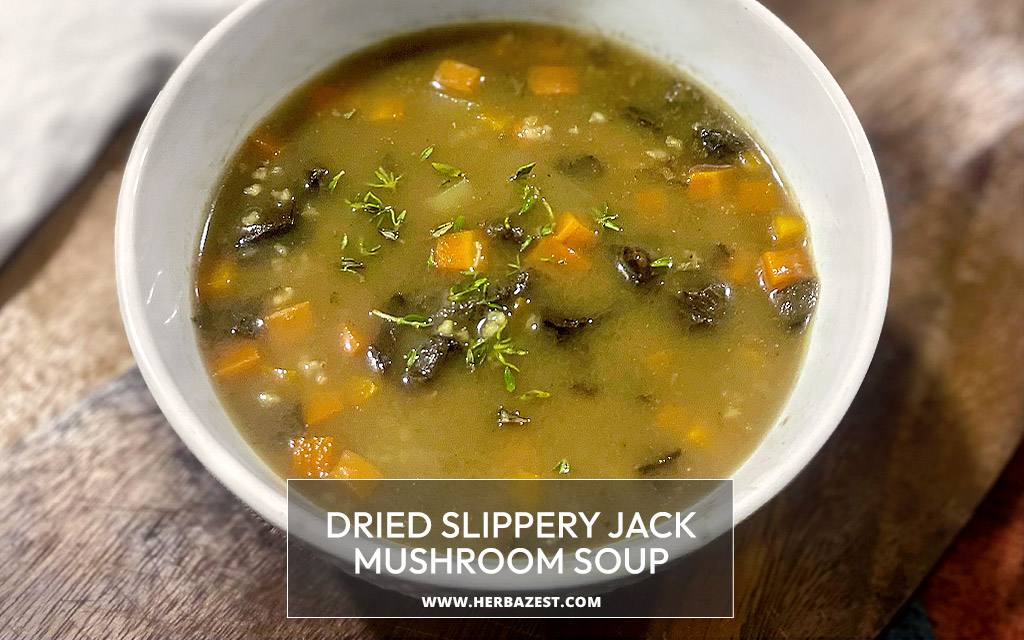 Dried Slippery Jack Mushroom Soup
