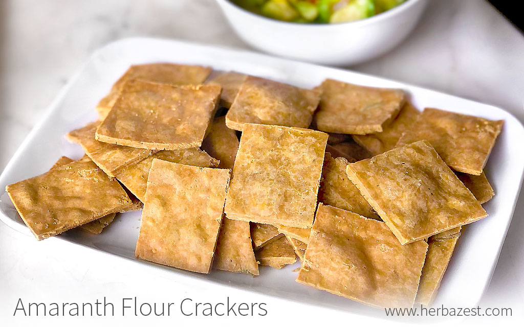 Amaranth Flour Crackers