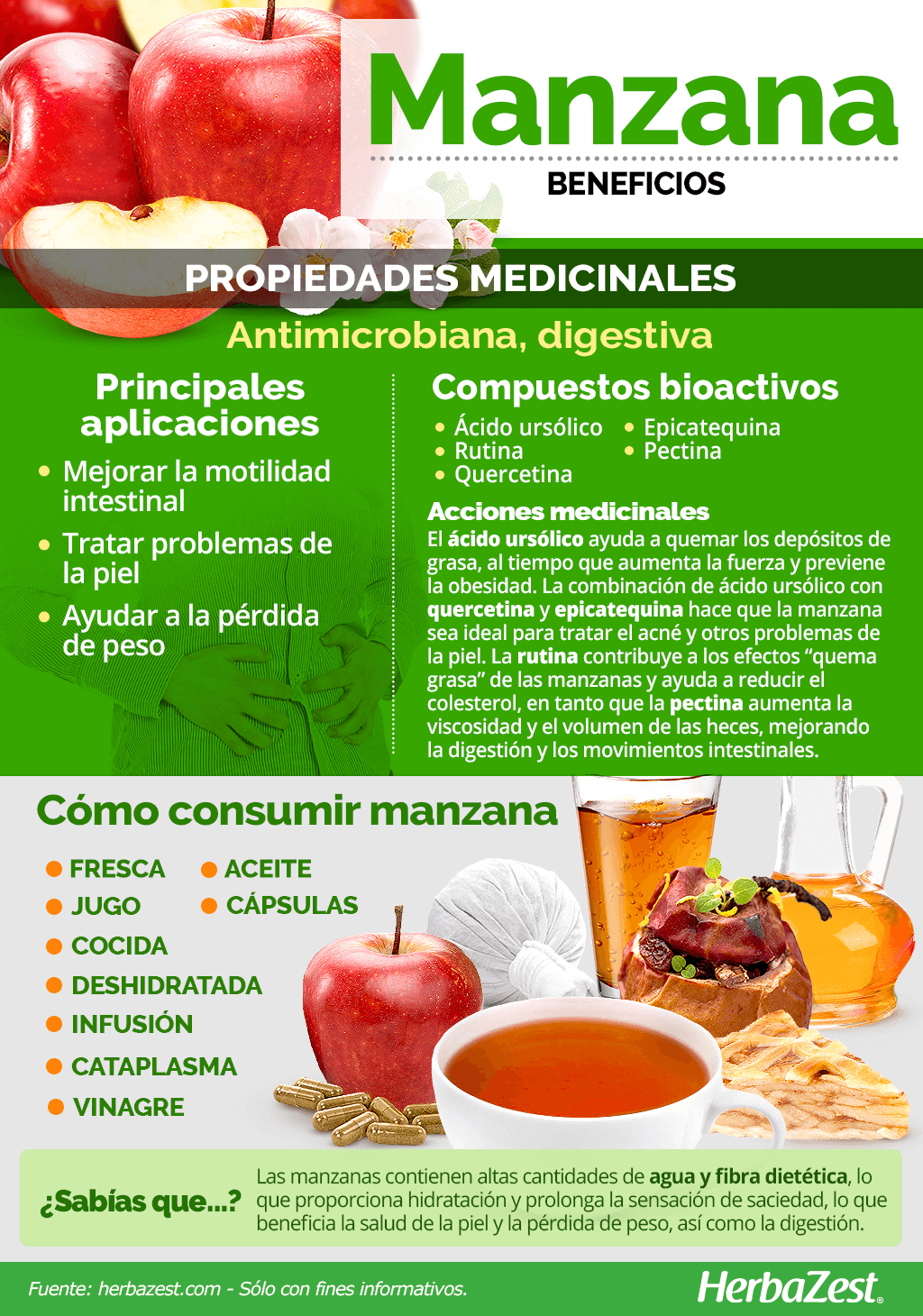 Beneficios de la manzana