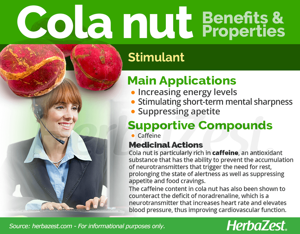 Cola Nut Benefits & Properties