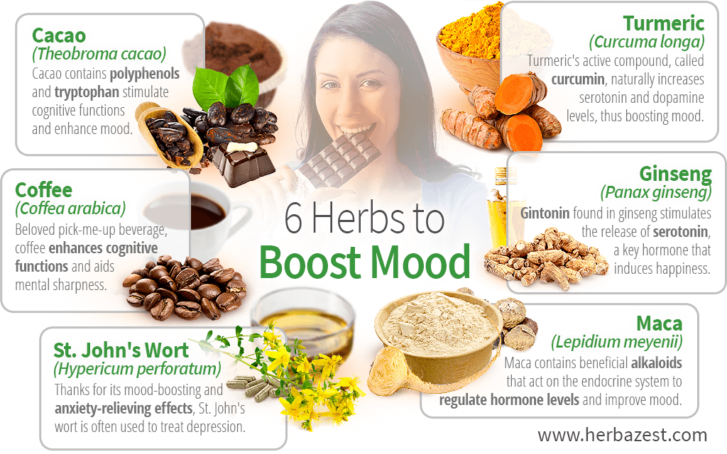 6 Herbs to Boost Mood