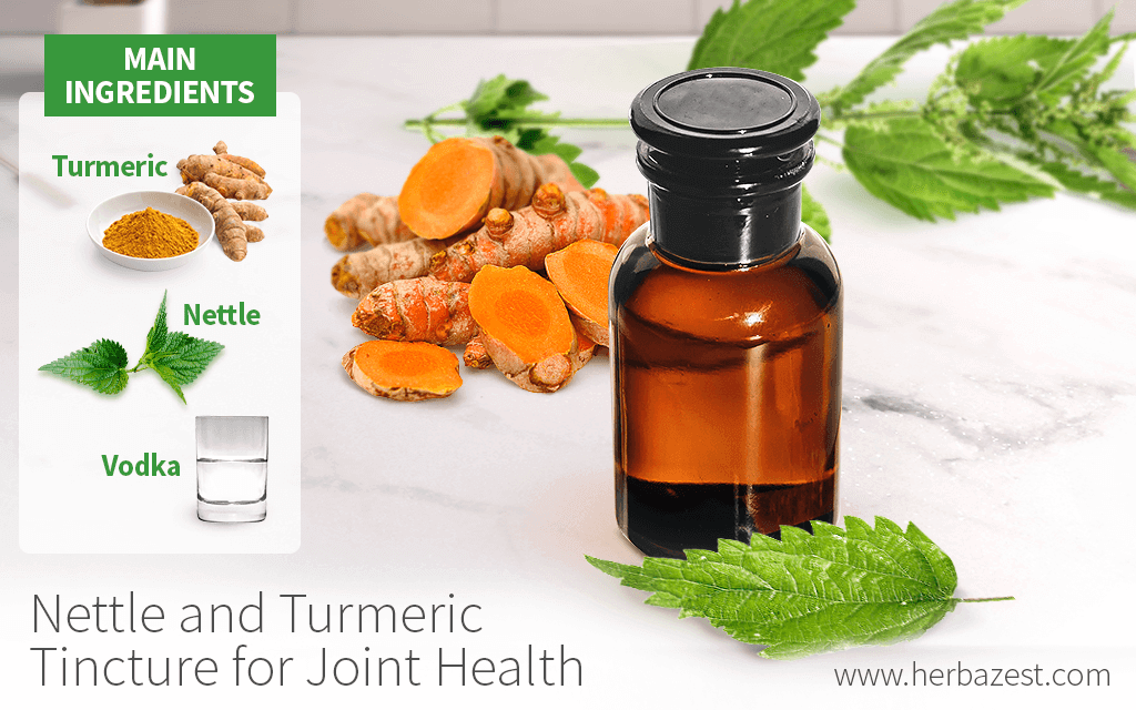 Nettle and Turmeric Tincture for Joint Health HerbaZest