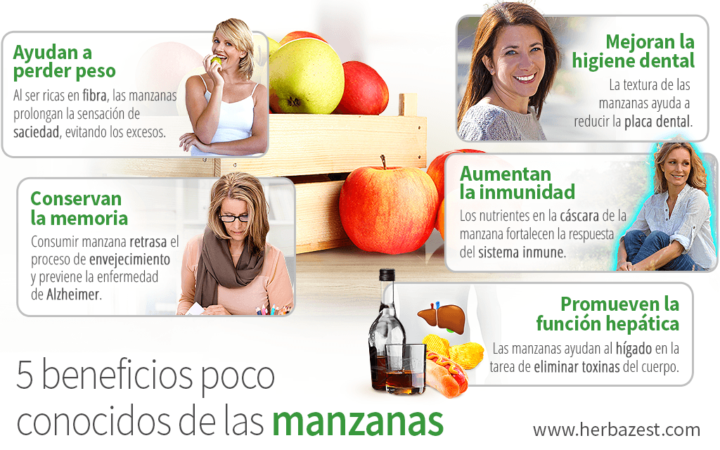 5 beneficios poco conocidos de las manzanas
